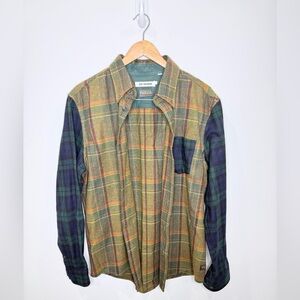Ben Sherman Pendleton 100% Wool Plaid Button Up Men's Shirt
